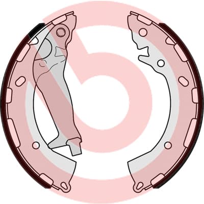 BREMBO Sada brzdových čeľustí S30525 1