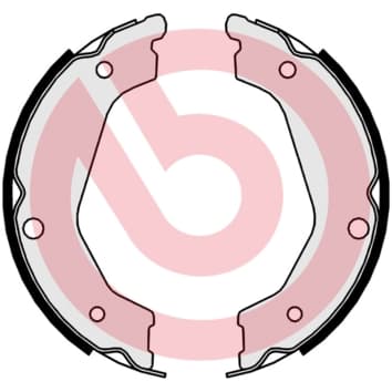 BREMBO Sada brzd. čeľustí parkov. brzdy S30534 1