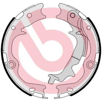 BREMBO Sada brzdových čeľustí S30537 1