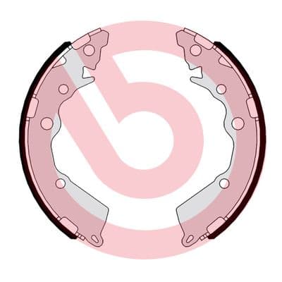 BREMBO Sada brzdových čeľustí S 30 542 1