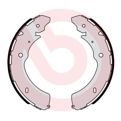 BREMBO Sada brzdových čeľustí S34508 1