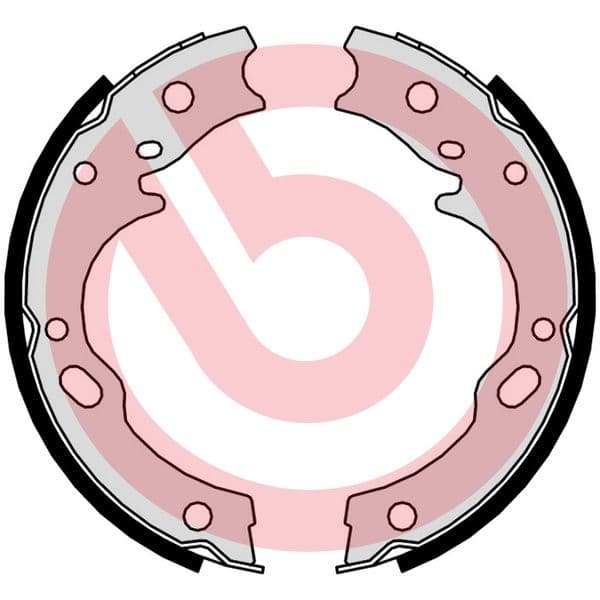 BREMBO Sada brzd. čeľustí parkov. brzdy S 34 509 1