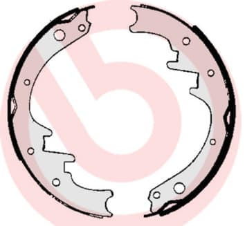 BREMBO Sada brzdových čeľustí S37501 1