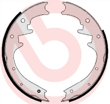 BREMBO Sada brzdových čeľustí S37504 1