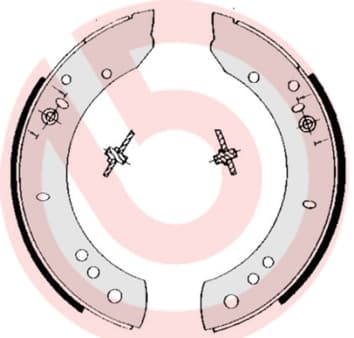BREMBO Sada brzdových čeľustí S44502 1