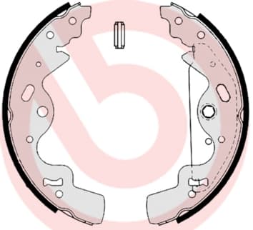 BREMBO Sada brzdových čeľustí S44506 1