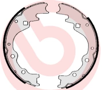 BREMBO Sada brzdových čeľustí S49514 1