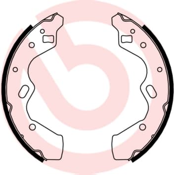 BREMBO Sada brzdových čeľustí S49520 1