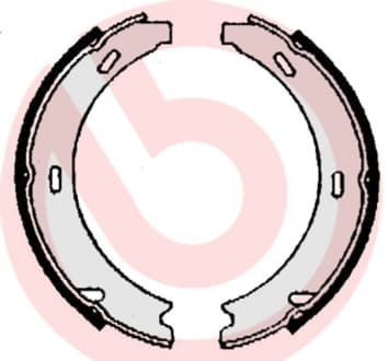 BREMBO Sada brzd. čeľustí parkov. brzdy S50508 1
