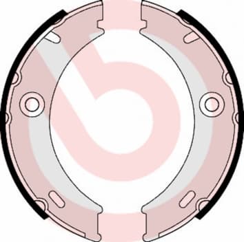 BREMBO Sada brzd. čeľustí parkov. brzdy S50513 1