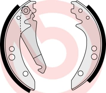 BREMBO Sada brzdových čeľustí S50514 1