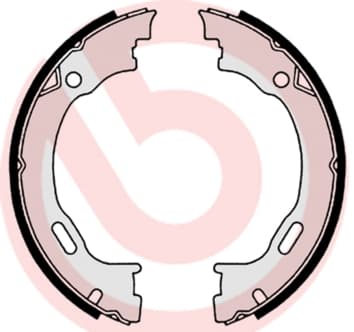 BREMBO Sada brzd. čeľustí parkov. brzdy S50516 1