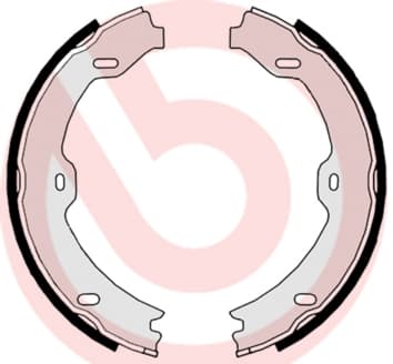 BREMBO Sada brzd. čeľustí parkov. brzdy S50519 1