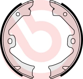 BREMBO Sada brzd. čeľustí parkov. brzdy S52509 1