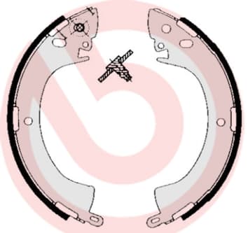 BREMBO Sada brzdových čeľustí S54506 1