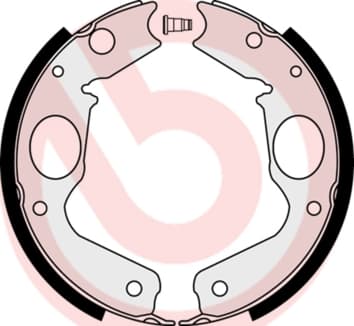BREMBO Sada brzd. čeľustí parkov. brzdy S 54 518 1