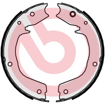 BREMBO Sada brzd. čeľustí parkov. brzdy S54524 1