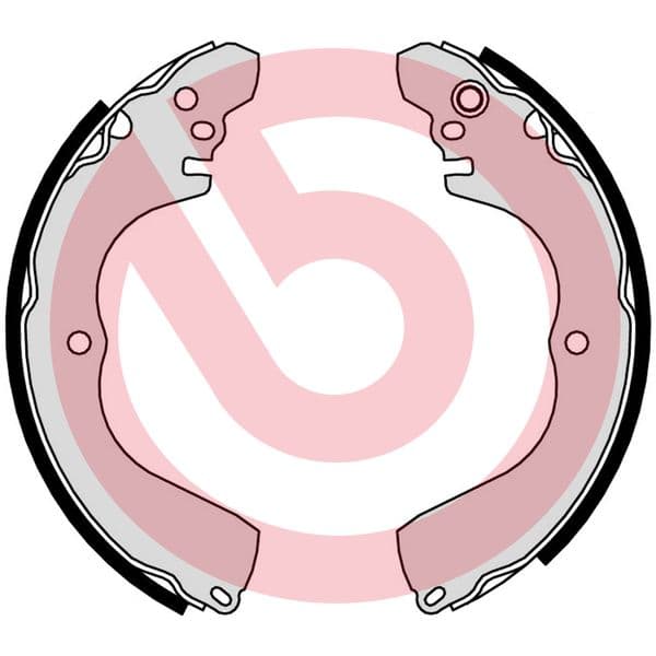 BREMBO Sada brzdových čeľustí S 54 525 1