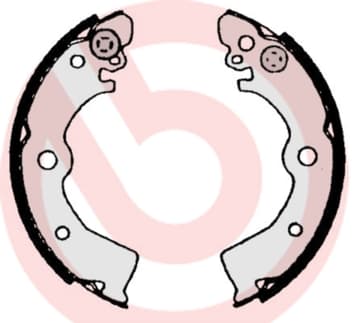 BREMBO Sada brzdových čeľustí S56506 1