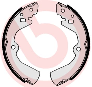 BREMBO Sada brzdových čeľustí S56516 1