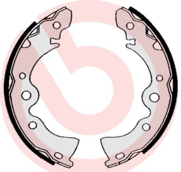 BREMBO Sada brzdových čeľustí S56519 1