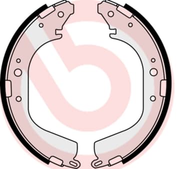 BREMBO Sada brzdových čeľustí S 56 532 1