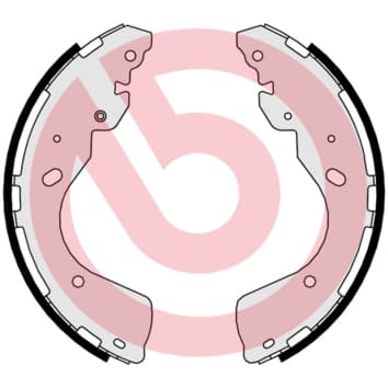 BREMBO Sada brzdových čeľustí S56547 1
