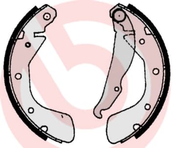 BREMBO Sada brzdových čeľustí S59513 1