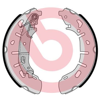 BREMBO Sada brzdových čeľustí S59531 1