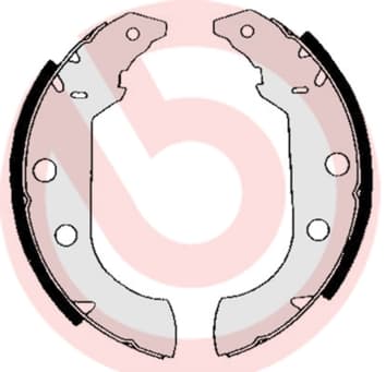 BREMBO Sada brzdových čeľustí S61517 1