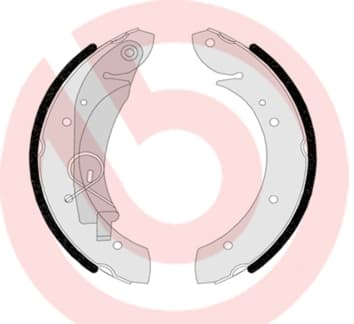 BREMBO Sada brzdových čeľustí S61524 1
