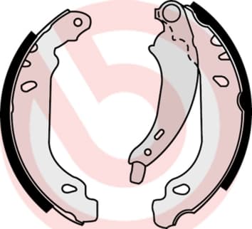 BREMBO Sada brzdových čeľustí S61525 1