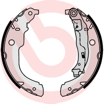 BREMBO Sada brzdových čeľustí S61528 1