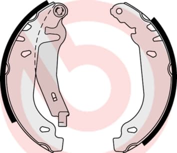 BREMBO Sada brzdových čeľustí S61539 1