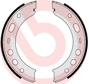 BREMBO Sada brzd. čeľustí parkov. brzdy S65503 1