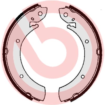 BREMBO Sada brzdových čeľustí S68516 1