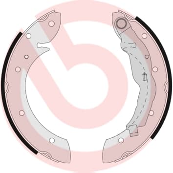 BREMBO Sada brzdových čeľustí S68521 1