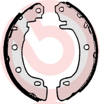 BREMBO Sada brzdových čeľustí S68522 1