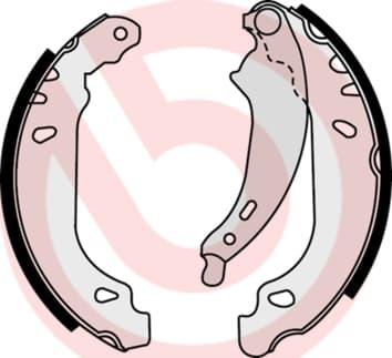 BREMBO Sada brzdových čeľustí S68524 1