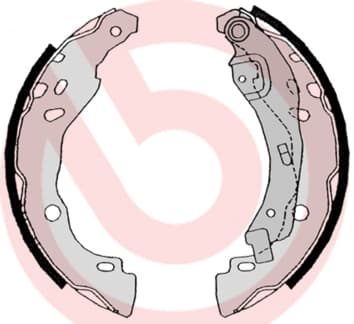 BREMBO Sada brzdových čeľustí S68525 1