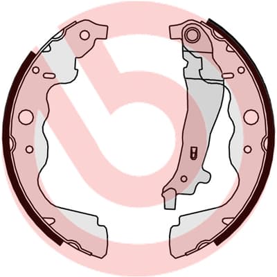BREMBO Sada brzdových čeľustí S68546 1