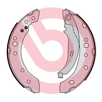 BREMBO Sada brzdových čeľustí S68547 1
