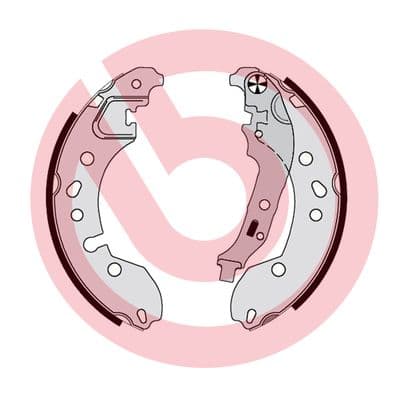 BREMBO Sada brzdových čeľustí S68548 1