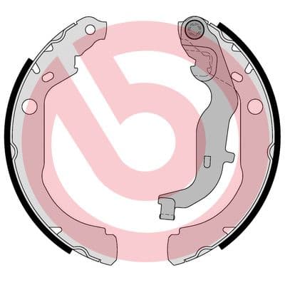 BREMBO Sada brzdových čeľustí S68549 1