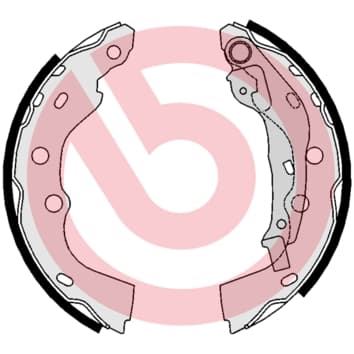 BREMBO Sada brzdových čeľustí S78510 1