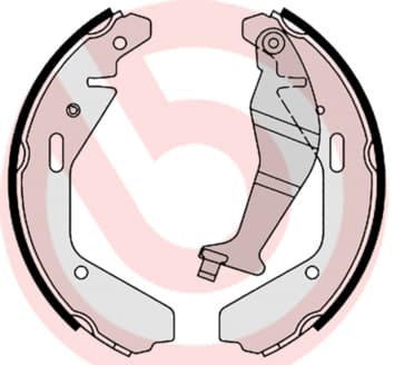 BREMBO Sada brzdových čeľustí S79502 1