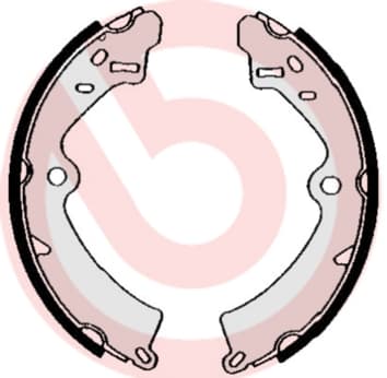 BREMBO Sada brzdových čeľustí S79508 1