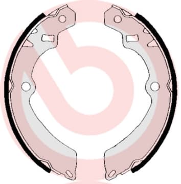 BREMBO Sada brzdových čeľustí S79509 1