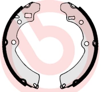 BREMBO Sada brzdových čeľustí S79512 1