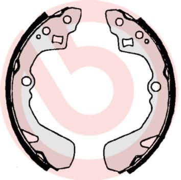 BREMBO Sada brzdových čeľustí S79515 1